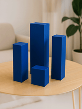 Blue Acrylic 5 - Sided Box - Laser Art MTL